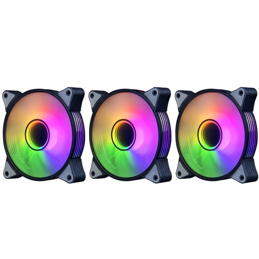[GS2839] aigo AR12 3IN1 ARGB FAN BLACK