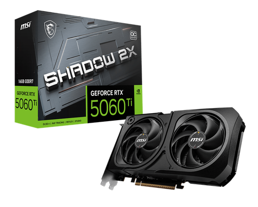 [GS2767] MSI GeForce RTX 5060 Ti 16GB Shadow 2X OC Plus
