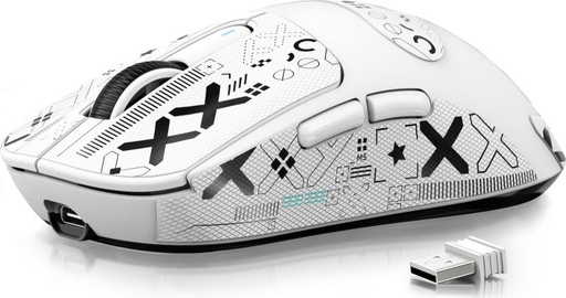 ADN - MOUSE ATTACK SHARK X3 WHITE