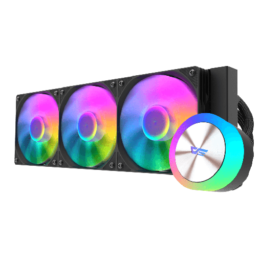 [GS2690] Darkflash DG360 Liquid CPU Cooler BLACK RGB
