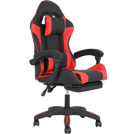[GS2712] Gaming Chair RED/BLACK with Footrest 32FR
