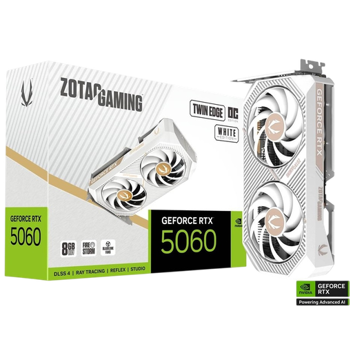 [GS2650] ZOTAC GAMING GeForce RTX 5060 Twin Edge OC White Edition ZT-B50600Q-10M 