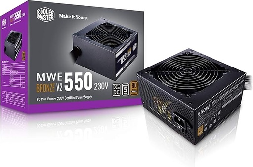 [GS2669]  POWER SUPPLY 550W 80+ Bronze CoolerMaster 