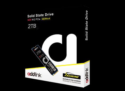 [GS2647] M.2 NVMe 2TB Addlink S85 Internal SSD Gen4 PCIe Up to 6,000 MB/s read