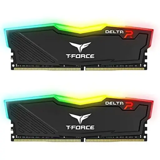 [GS2658] RAM 16GB 8X2 3200MHZ DDR4 RGB TEAM T-FORCE BLACK