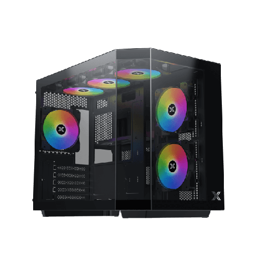 [GS2661]  CASE XIGMATEK CUBI M 6 FAN RGB BLACK