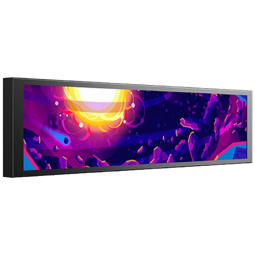 [GS2825] Secondary Screen 9.16 Inch Black JUNGLE LEOPARD