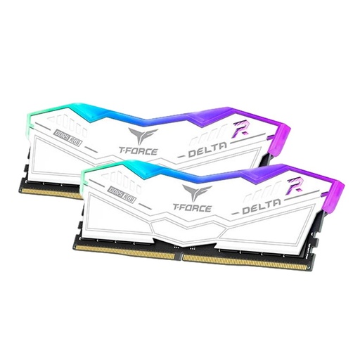 [GS2670]  RAM TEAM T-FORCE 16GB 8X2 5600MHZ DDR5 RGB White CL40-40-40-84 1.2V