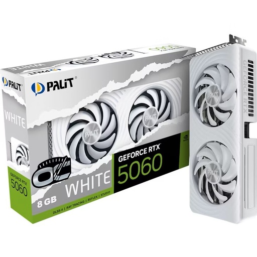 [GS2856]  GeForce RTX5060 PALIT WHITE OC  8GB GDDR7
