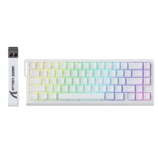 ATTACK SHARK X68 HE - White 