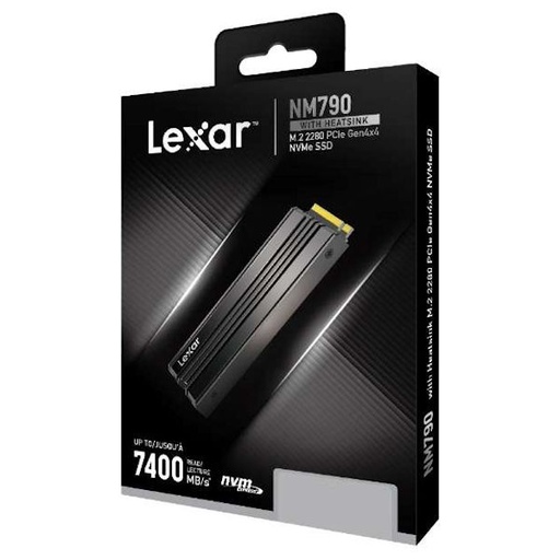 [GS2859] Lexar 2TB with Heatsink NM790 M.2 SSD NVMe PCIe Gen4x4 7400MB/S 