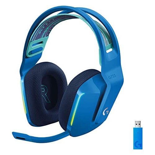  OPEN BOX - HEADSET LOGITECH LIGHTSPEED BLUE G733 GAMING