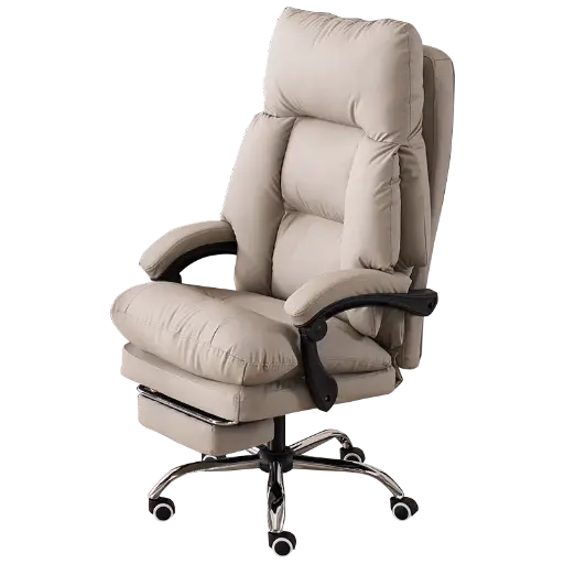 GXG C101 Ergonomic Office Chair with Footrest, Reclining Comfort for Boss Home Use Long Sitting Adjustable