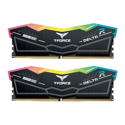 [GS2874]  RAM 16GB 8X2 5600MHZ DDR5 TEAM T-FORCE RGB BLACK CL40-40-40-84 1.2V