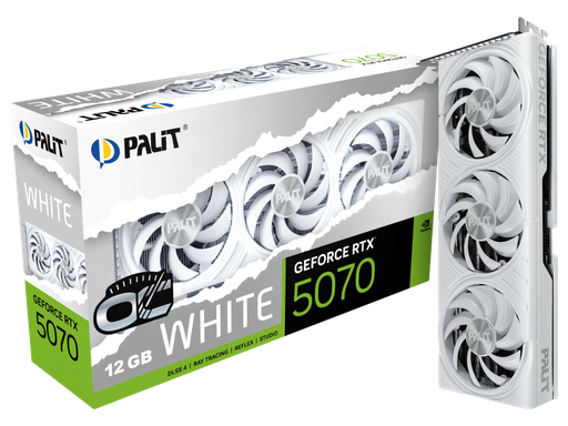 [GS2879]  GeForce RTX™ PALIT RTX5070 WHITE OC 12GB GDDR7  