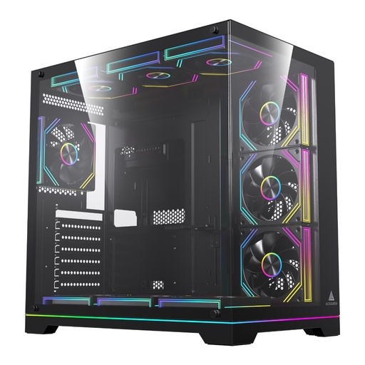  CASE MERCURY R425x RGB Edition 7 FANS BLACK