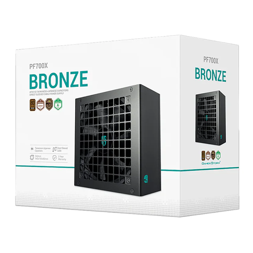 [GS2906]  POWER SUPPLY 700w 80+ DEEPCOOL 80+ BRONZE PF700X 