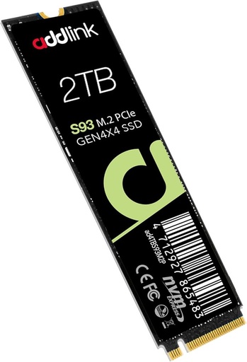 [GS2934] Addlink S93 2TB PCIe 4.0 M.2 Gen 4 Up to 7400 MB/s M.2 NVMe 