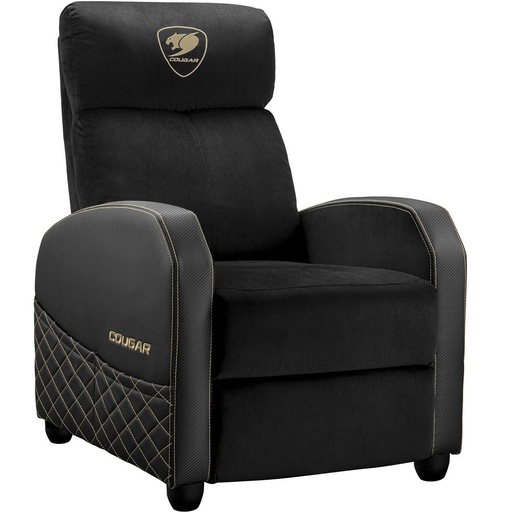 [GS2921] Cougar Ranger Elite Gold Gaming Sofa BLACK CG-SOFA-RANGER-ELITE-GLD