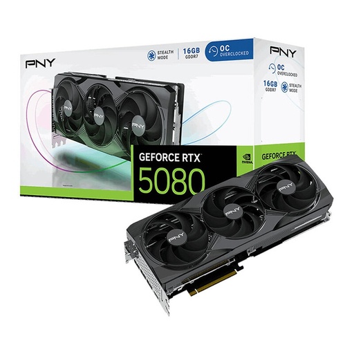[GS2938] PNY NVIDIA GeForce RTX 5080 16GB GDDR7 OC Graphics Card