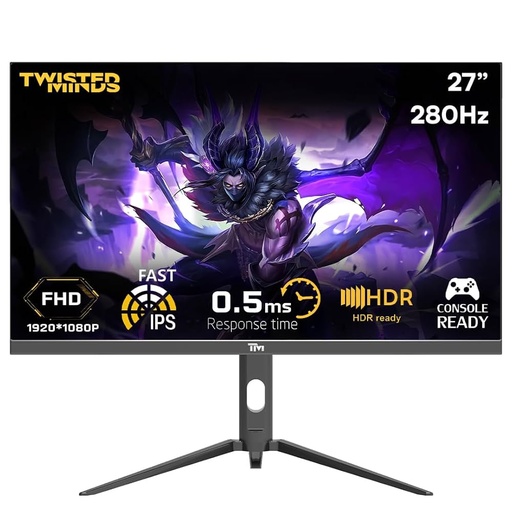 Twisted Minds 27'' 280Hz 0.5ms IPS Flat  TM27FHD280IPS  (open box)