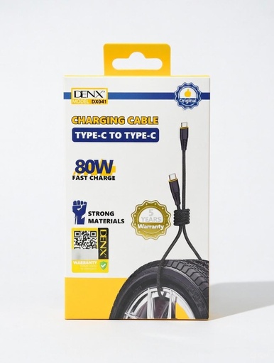 DENX Charging Cable TYPE-C  To TYPE-C DX041- 1M