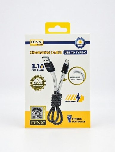 DENX Charging Cable USB  To TYPE-C DX040- 1M