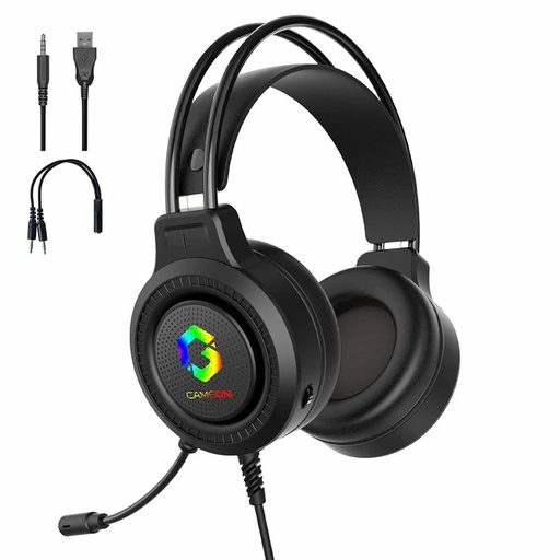 GAMEON GOT101 Shadowfire RGB Gaming Headset - Black