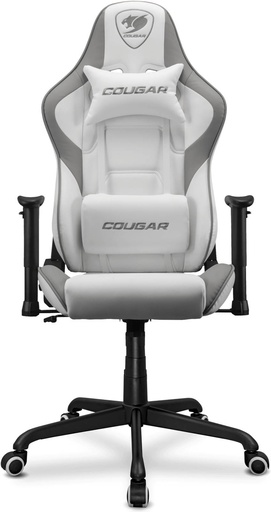 [GS2998] COUGAR Armor Elite Gaming Chair, Premium PVC Leather, 2D Armrest, Piston Height Adjustment, Class 4 Gas Lift Cylinder, 160° Reclining, Up to 120Kg Max Load, White- CG-CHAIR-ARMOR-ELITE-WHT