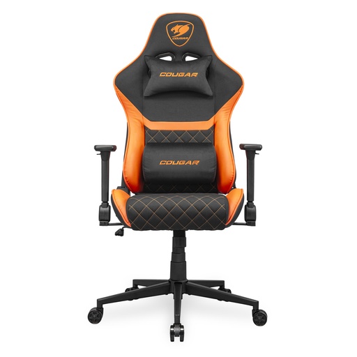 [GS2999] Cougar Armor One V2 F Woven Fabric Gaming Chair – Black/Orange CG-CHAIR-ARMORONE-V2-ORG-FB 