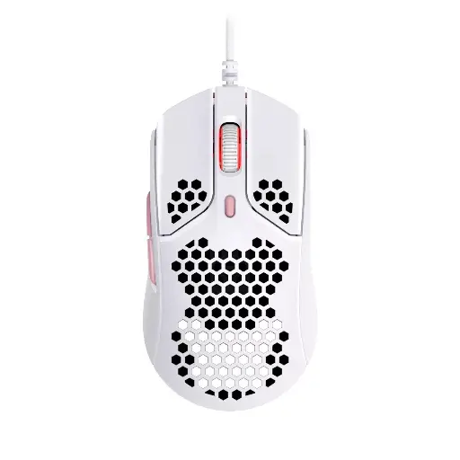 OPEN BOX - HYIPERX PULSEFIRE HASTE WIRED GAMING MOUSE / WHITE PINK