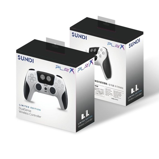 PLAYX DUALSHOCK PS4 WIERLRSS CONTROLLER / WHITE BLACK