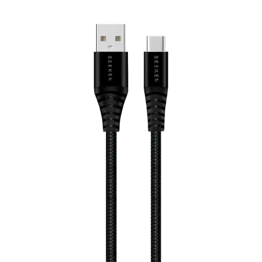 Seeken USB-A to USB-C 30W Braided Charging Cable - 2m 