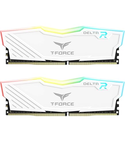 [GS3025]  RAM 16GB 8X2 3200MHZ DDR4 RGB TEAM T-FORCE WHITE