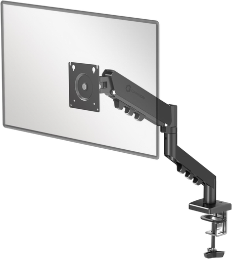 GAMEON GO-5500 Gas Spring Monitor Arm – Single Arm Mount for 17"-32" Monitors, Supports Up to 9kg BLACK