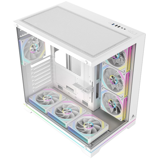 [GS3054] CASE MERCURY R425x RGB Edition 7 FANS White