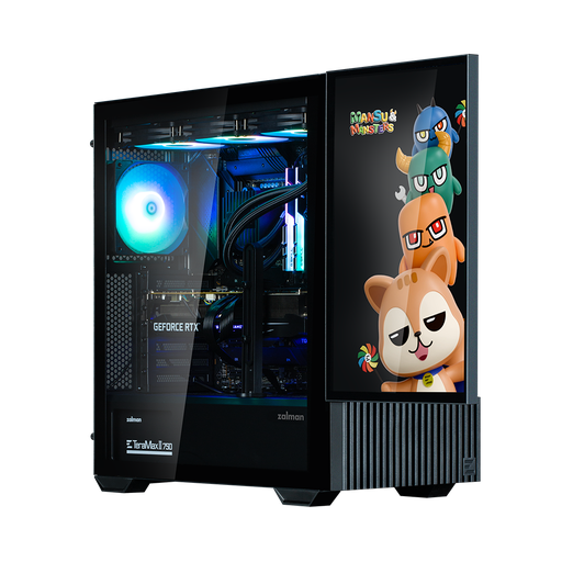 Zalman Z10 DS Mid Tower PC Case with Display 15.6"