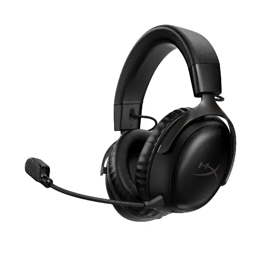 HyperX Cloud III S Wireless Gaming Headset for Multi-Platform, 2.4GHz, Bluetooth, Battery Life up to 120 Hours 2.4GHz