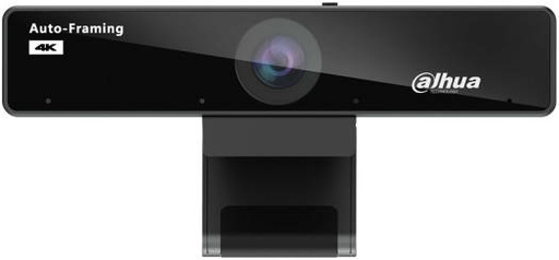 Dahua 8MP Webcam, Built-in Microphone, 4k Resolution at 25 fps, Unified Interface USB 2.0, 120 Degree Ultra Wide Angle, 3 Meter Cable Length, Black | HTI-UC390