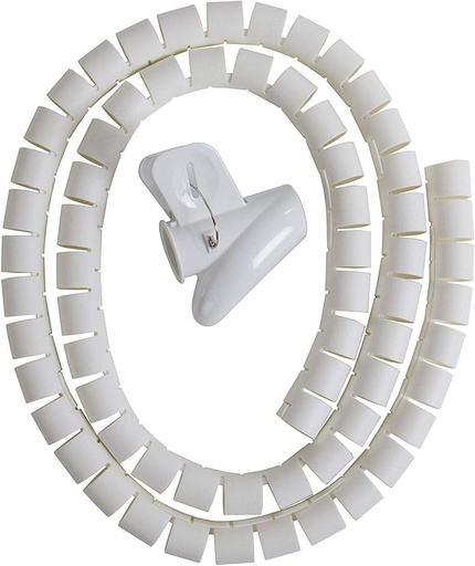 SPIRAL CABLE 20-24MM 1.5M WHITE