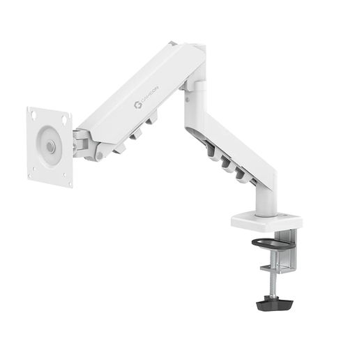 GAMEON Monitor Arm White Supports 17"–32" flat and curved monitors GO-5501 