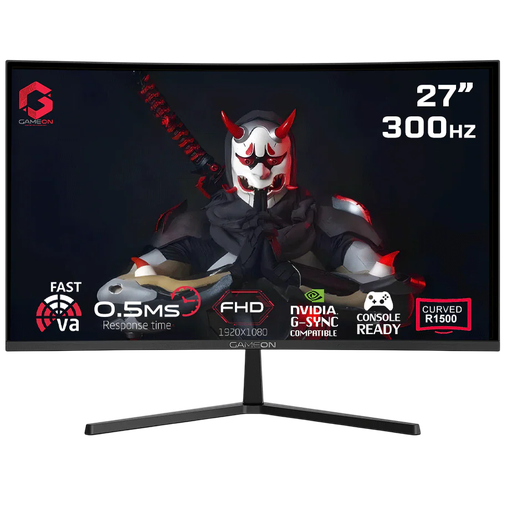 [11184] GAMEON 27'' 300Hz, 0.5Ms, Curved R1500 GOC27F300 Gaming Monitor