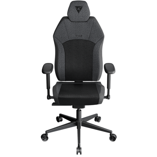 Thunderx3 SOLO 360 Mesh Gaming Chair High quality Fabric,3D x 360° MULTIFUNCTIONAL ARMREST, Large size - Black