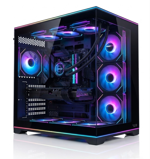 PC AMD Ryzen 7 7800X3D & ZOTAC GAMING GeForce RTX 5070 Ti 16GB GDDR7 & RAM 32GB 16X2 DDR5 RGB