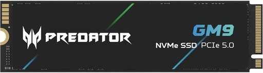 Acer Predator GM9 2TB PCIe 5.0 NVMe M.2 SSD read speeds of up to 14,500MB/s and write speeds up to 10,000MB/s - GM9-2TB