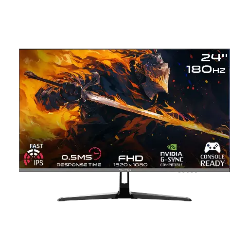 [GS3079] GAMEON 24" 180Hz, 0.5ms, HDR Ready, IPS Gaming Monitor - Black GOPS24180IPS Pro Series