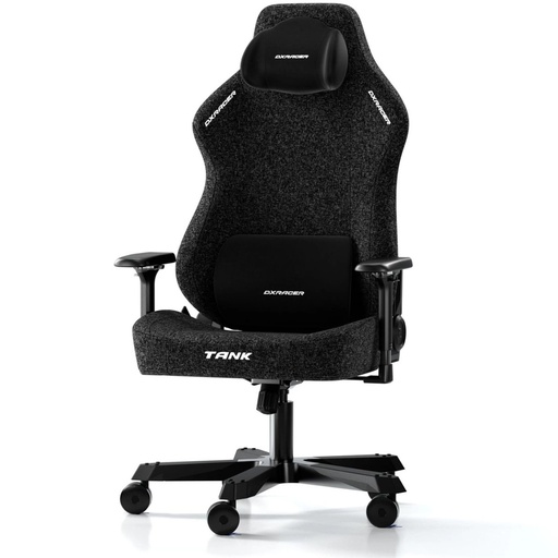 DXRacer Tank Gaming Chair Black Fabric XXL, 4D Adjustable Armrests