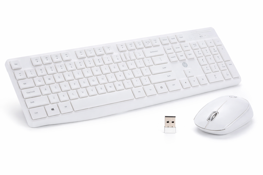 HP COMBO KEYBOARD AND MOUSE WIRELESS 2.4 GHZ WHITE - CS10