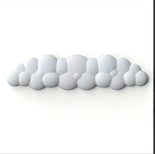 White Cloud Keyboard Wrist Rest 