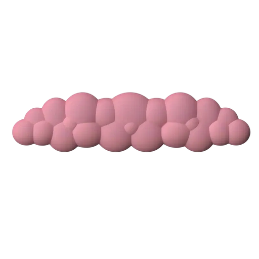 Morandi Cloud Keyboard Wrist Rest 